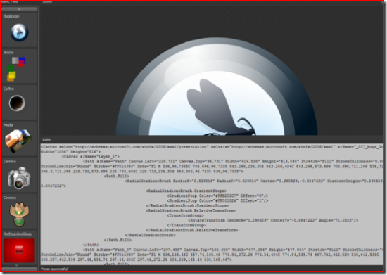 WPFEPAD.png WPF/E Pad Screenshot